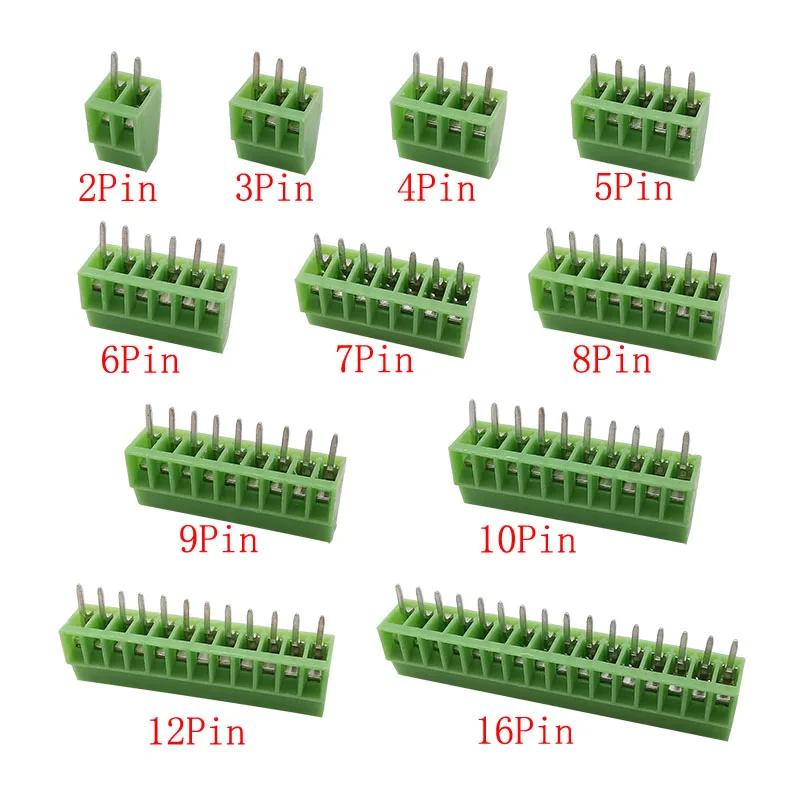 ̴ ġ 2.54mm PCB  ͹̳  Ŀ, 2 3 4 5 6 7 8 9 10 12 16  PCB  ͹̳, 150V 6A 26-18AWG , 10 